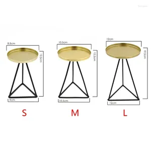 Candlers Bandlestick Metal Holder Tealight Stand Party Decor Supplies for Children Girl Boy Birthday Wholesale