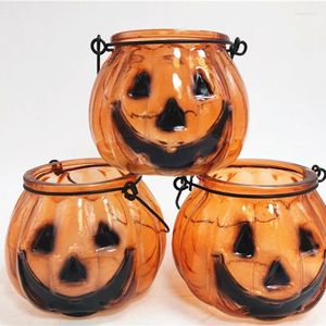 Bandlers Small bocs Hallowen Lamp House Tealight Modern Hanging Portavelas Party Party Decoration