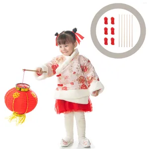 Bougeoirs en bois pôle lanterne support poignée enfant japonais jouets fée artisanat Kit enfants éducatifs