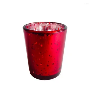 Bandlers!Verre de Noël Mercury Tealight et porte-votif en couleur rouge emballé 12 pcs / chacun 1,99 USD