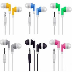 Candy Colorful Auricular 3.5mm Univeral Auriculares Auriculares para iphone 5 6 samsung htc teléfono android mp3 pc tablet