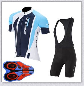 CAPO Team ciclismo jersey conjunto para hombre transpirable manga corta mtb bicicleta trajes ropa de carreras bicicleta de carretera uniforme ropa deportiva al aire libre Y21040988