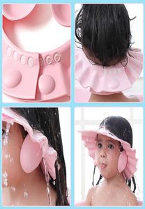 Chapeaux chapeaux de baby shower cape de lavage de cheveux réglable pour né pour la protection de l'oreille infantile