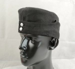 Caps .wwii WW2 Soldado alemán M34 Político EM CAP ORTUESS Campo de lana negra Repro