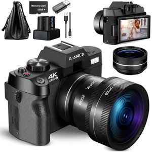 Captura impresionantes fotos de 48MP y videos 4K con esta cámara digital profesional para fotografía y videografía de alta calidad