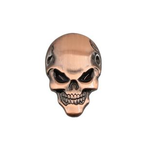 Autocollant 3D en forme de crâne génial, tout en métal, pour voiture, camion, moto, emblème, autocollant, garniture pour ordinateur portable, Notebook, Auto-adhésif, 186p