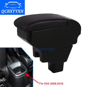 Boîte d'accoudoir de voiture pour SUZUKI SX4 2006 – 2016, boîte de contenu de magasin Central avec cendrier porte-gobelet, accessoires de décoration intérieure