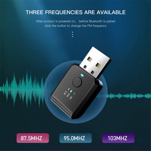 Voiture Bluetooth 5.1 FM01 émetteur récepteur appel mains libres Mini USB puissance voiture Kit Auto sans fil Audio pour voiture Radio Fm