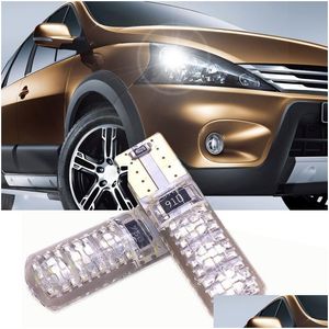 Ampoules de voiture Stylign 2pcs haute qualité T10 W5W 6 SMD Canbus 5050 lumière LED intérieure Dc12V 6Led étanche sans erreur d'avertissement lampe Drop Del Otooz