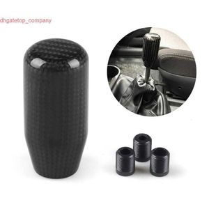 Perilla de cambio de fibra de carbono para coche, piezas de repuesto internas para coche, pomo de palanca de cambios Manual, pomo de palanca de cambios, accesorios para vehículos