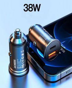 Chargeur de voiture Double USB Car portable Charge rapide Multifisection Cigarette Cigarette Convertisseur Plug Power Adapter9271574