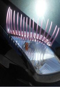 Autocollants de cils 3D couleur voiture, autocollants de faux cils pour défilé de mariage, lumières de voiture de rue, 6566214