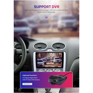 DVD DVD de automóvil Player 9 Android Car Radio 2Din GPS MTIMEDIA para Ford Focus Exi Mt 2 3 Mk2 2004-2011 Drop entrega de automóviles motocicletas DHXG5