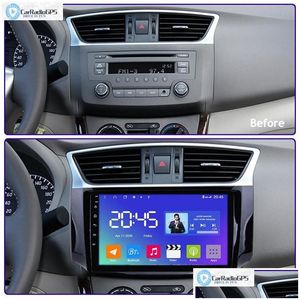 Voiture DVD DVD Player Car Mtimedia Touch SN SN DSP GPS Navigation pour Nissan Sylphy 2012- Stéréo Radio MP3 Drop Livraison Automobiles moto Dhyjx