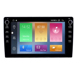 Reproductor de DVD para coche Universal Android Navegación Gps Sistema multimedia de 9 pulgadas Am Fm Radio Wifi incorporado Soporte Bluetooth Carplay TV digital DVR OBD