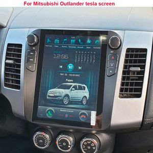 Radio DVD de automóvil para Mitsubishi Outlander Tesla Screen Android STEREO CAR Multimedia reproductor GPS Navegación Video CarPlay FM Wifi 4G