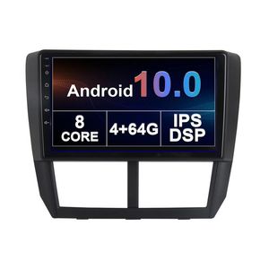 Autoradio DVD Gps Android 2din lecteur NAVIGATION pour Subaru FORESTER 2008-2012 Dsp Wifi Bluetooth lien téléphonique intégré Carplay