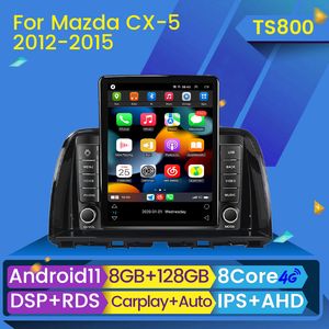 Voiture Dvd Radio multimédia lecteur vidéo Carplay pour Mazda CX5 CX-5 CX 5 2012-2015 Navigation GPS Android No 2din 2 Din Dvd