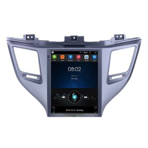 Reproductor de vídeo multimedia con radio y DVD para coche, pantalla vertical, Android Auto para Hyundai Tucson 2015, servicio OEM