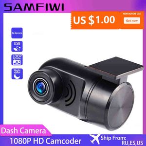 Car Dvr Dash Cam Usb Dvr Dash Camera Mini Portable Car Dvr Hd Night Vision Dash Cam Registrador Grabador para sistema android J220601