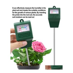 coche dvr Medidores de humedad Sonda Riego Medidor de suelo Precisión Ph Tester Analizador Medición para jardín Planta Flor Gota Entrega Oficina Scho Dhs9E