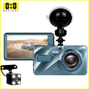 Coche DVRs CAR DVR Dash Cam para coche Dual Black Box Vehicle Video Recorder Dash Camera x0804 x0804