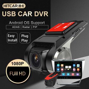 Voiture DVRs USB Voiture DVR Caméra Enregistreur Caméscope 1080P Full HD Vidéo Numérique Vision Nocturne Dash Cam pour Android Head Unit Stereos x0804 x0804