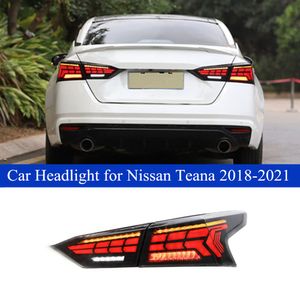 Car Dynamic Turn Signal Fanale posteriore per Nissan Teana LED Rear Running Brake Reverse Fanale posteriore Montaggio 2018-2021 Accessori auto Lampada