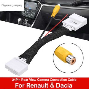 Pièces électroniques de voiture pour Renault Dacia pour Opel Vau-xhall 24 broches adaptateur automatique caméra de recul câble de connexion Mayitr