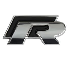 Pegatina para parachoques delantero de coche, Logo trasero de coche R-line, emblema, insignia, pegatinas para Volkswagen VW Golf Polo Tiguan Passat B6 Jetta