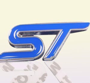 Car Grill Emblem Auto Grille Badge Sticker pour Ford Focus St Fiesta Ecosport Mondeo Accessoires de style voiture 9876857