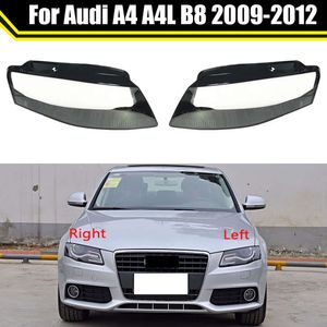 Phare avant de voiture en verre, abat-jour Transparent, coque de phare, lentille pour Audi A4 A4L B8 2009 2010 2011 2012
