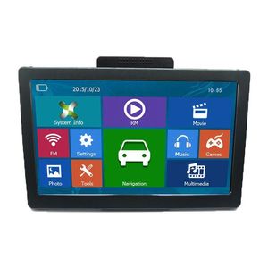 Accesorios para Gps para coche, navegador para camión con pantalla táctil de 7 pulgadas, HD 800X480, Wince 6,0, Mp4, transmisor Fm, 8Gb, Europa, América, Igo, mapas 3D, Drop De Dhdre
