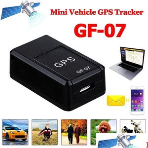 Accessoires GPS de voiture GF07 Mini Tracker magnétique Tracker en temps réel Dispositif de localisation en temps réel Véhicule Drop Livraison Mobiles Moto Dhytm