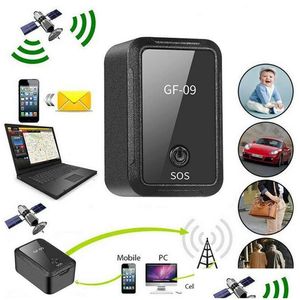 Accessoires GPS de voiture Gf09 Mini Tracker App Télécommande Dispositif antivol GSM GPRS Localisateur Magnétique Enregistrement Vocal Pickup Drop De Dho1D