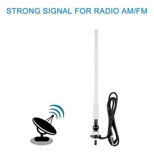 Accesorios de GPS para coche, antena de Radio de barco marino, dipolo de pato de goma impermeable, moduladores FM AM aéreos flexibles para yate ATV UTV R293a