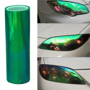 Carreau de voiture Film de protection Auto Headlight Filtrage Tint Vinyle Sticker Sticker Universal Multicolor Car Vinyl Wrap Film Sticker