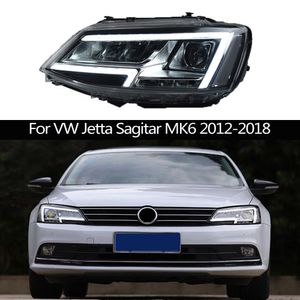 Phares de voiture LED clignotants Streamer dynamique pour VW Jetta Sagitar MK6 DRL feux diurnes phare avant accessoires d'éclairage