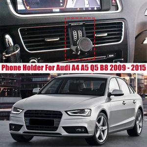 Support pour voiture Support de téléphone de voiture Support d'évent de voiture Support magnétique de voiture pour Audi A4 A5 Q5 B8 2013-2016 360 Support rotatif accessoires GPS mobiles Q231104