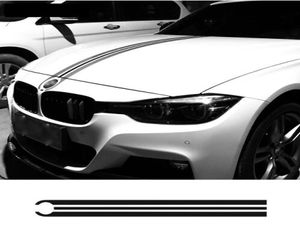 Autocollants de capot de voiture, rayures de course, lignes, autocollants de couverture de moteur, pour BMW e46 e36 e90 f30 f31 f34 e39 e60 f10 f11 f07 g302286937
