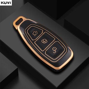 Clé de voiture NOUVEAU TPU Car Key Remote Case Shell Cover Fob pour Ford Focus 3 4 ST Mondeo MK3 MK4 Fiesta Fusion Kuga 2013 2014 2015 2017 2018 T221110