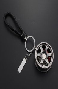 Keychain Car Keychain Aluminium Alloy Rim Model Rays TE37 Wheel Keyring For Auto Accessories Moto Key Key For Keys Key Key Chains Trinket3991192