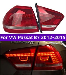 Luces traseras LED de coche para VW Passat B7 2011-20 15 Passat, versión de EE. UU., luz trasera LED, freno, señal de giro inverso, luces de conducción