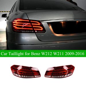 Luz de coche para BENZ W212 señal de giro dinámica 2009-2016 W211 freno de marcha luz trasera antiniebla E200 E300 lámpara trasera