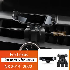 Support de téléphone portable de voiture pour Lexus NX NX200 NX300 2014-2022 accessoires de Support de montage spécial GPS rotatif à 360 degrés