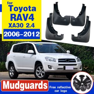 Car Mud Flaps For Toyota RAV4 2006-2012 2.4 With Fender Flare Mudflaps Splash Guards Mud Flap Mudguards 2011 2010 2009 2008 2007