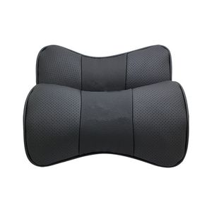 Almohada de cuello para coche, reposacabezas de asiento de cuero para audi a3 a5 sportback A1 A4 A6 A7 A8 A6L S3 5 6 7 8 AVANT Q3 Q5 Q7 TT, piezas de automóvil Pillows212N