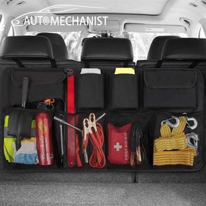 Organizador de coche, caja de maletero, juguetes, contenedor de almacenamiento de alimentos, bolsas, accesorios interiores de coche, organizadores para asiento trasero Pocket275t