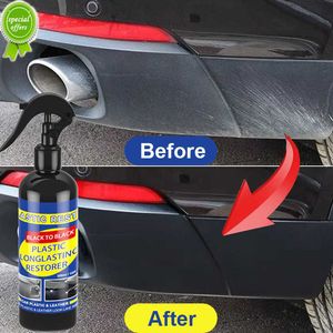 Car Plastic Restore Coating Agent Auto Plastic Rubber Exterior Repair Clean Refresh Restoration Agent Black Shine Seal Brighten