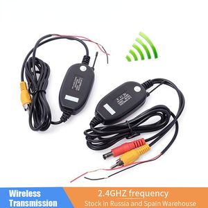 Car Rear View Camera Wireless Wiring Kit 2.4GHz DC 12V Vehicle Cameras Wireless Transmitter/Receiver